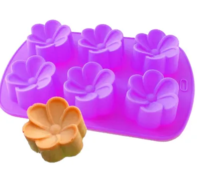 food grade silicone snow shape cake mould with low price