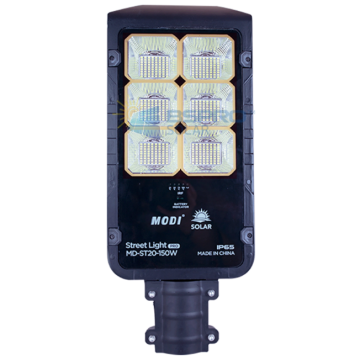 Split solar light with sensor