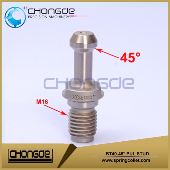 مسمار أداة سحب مسمار DIN69872A / B BT40-45 °