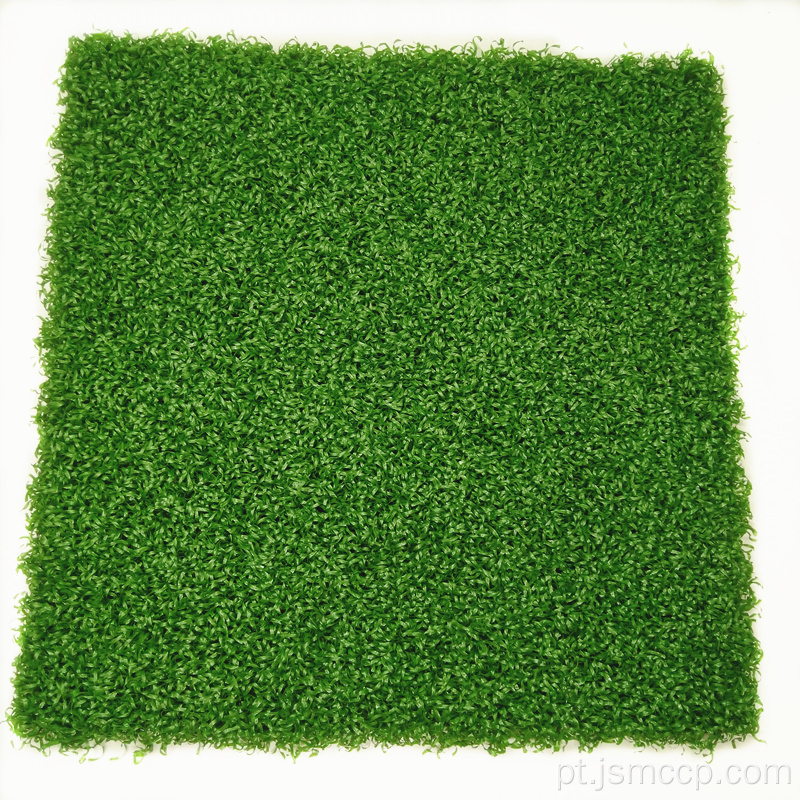 Carpete anti-poeira colorido e grama artificial