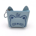 Cartoon cat style PU cion purse