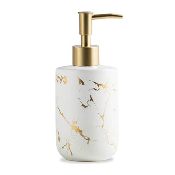 Luxurious Handmade Ceramic Soap Dispenser for Bathroom