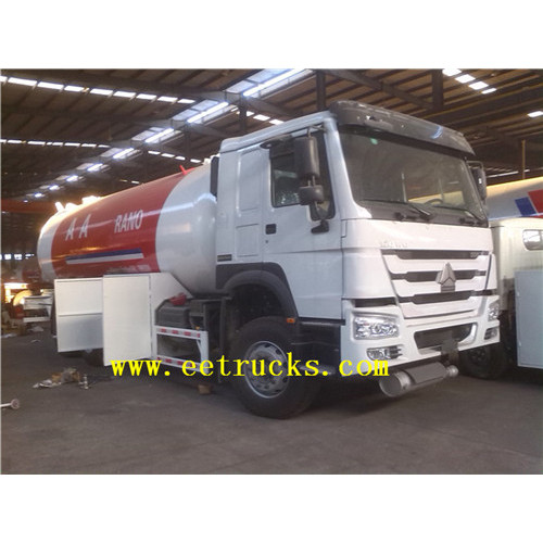 Camions de réservoir de gaz de LPc de 24cbm 6x4