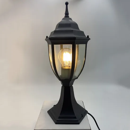 Exterior Pier Mount Pole Lamp for Outdoor Garden and Main Gate Lighting