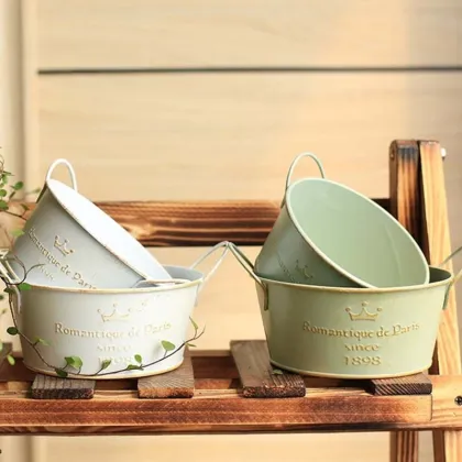 Country succulent creative balcony decorative flower pot