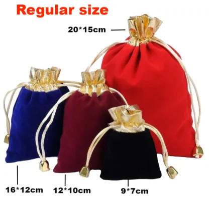 Custom Two-Tone Drawstring Jewelry Pouch