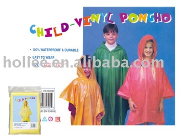 kids rain poncho