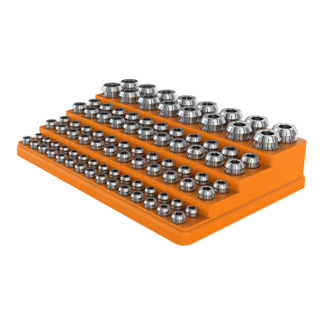 Round Hole Collet Box CNC Machining Center Tools: ER20, ER16, ER25, ER32 Elastic Collets and Milling Tool Bars