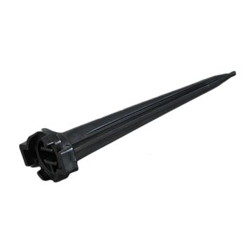 Universal Black Plastic Stake Clip für C7 C9 -Saitenlichter - Gartendekoration Rasenpfahl