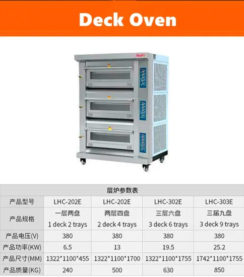 Industrial Bread Deck Baking Electric Bakery Oven Price