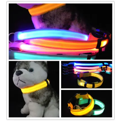 Yellow Nite Ize Spotlit LED Dog Collar Light