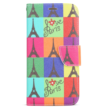 custom printed design flip pu leather phone case,custom leather case for iphone 7