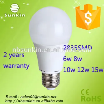 China cheap led bulb e27 A60 8w 10w 12w plastic+Al bulb from Ningbo factory