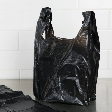 Smiley Face Thank You Supermarket Shopping Shrink Wrap Plastic Bags