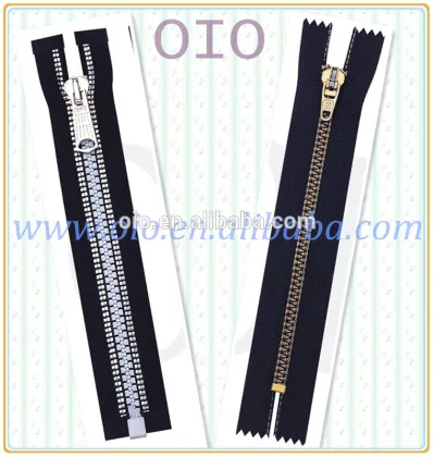 2015 ykk beutiful invisible zippers &nylon separating zipper