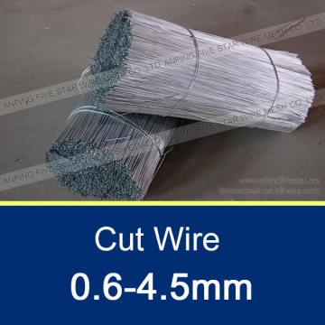 0.6-4.5mm Cut Steel Wire Zinc Coated