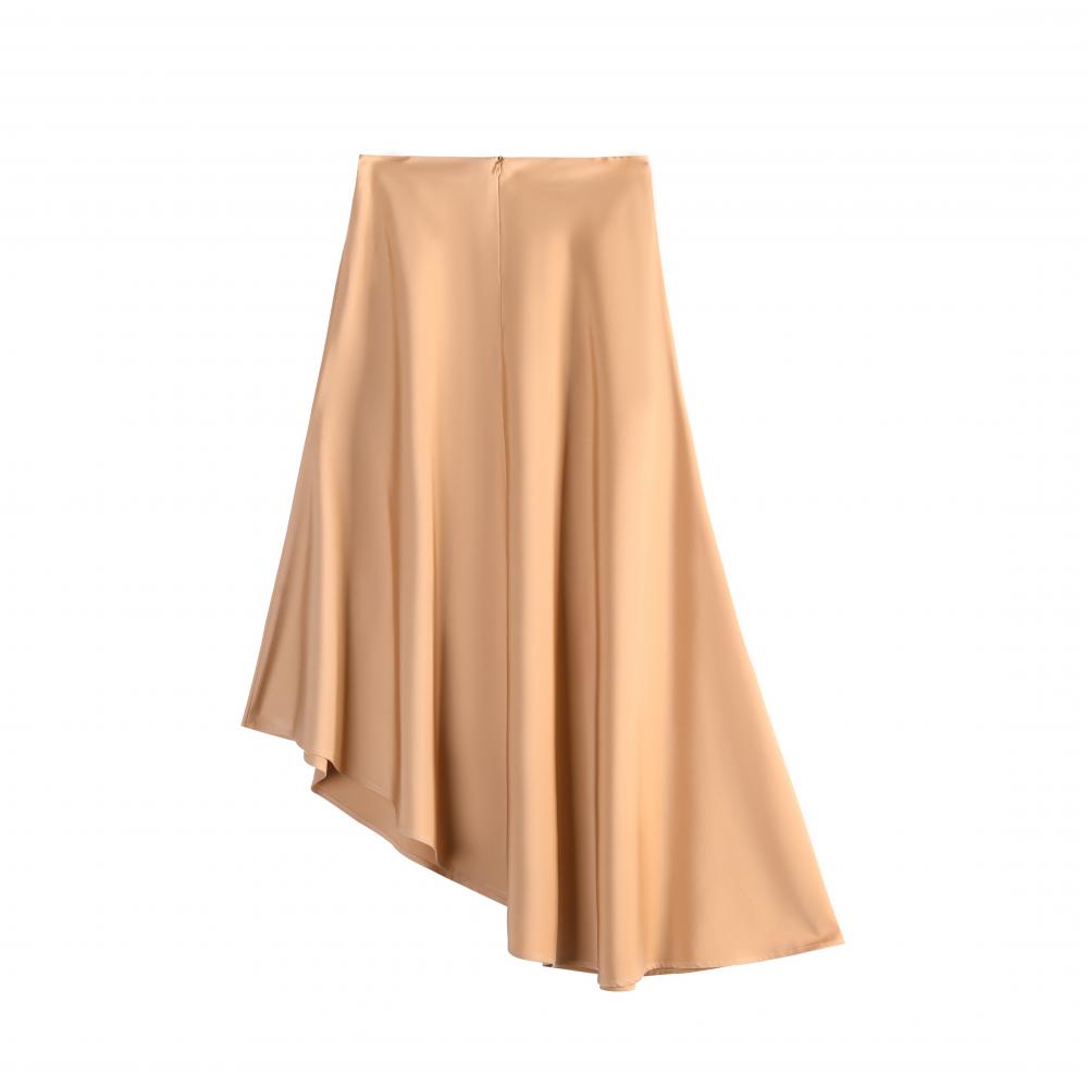 Bias-cut Satin Mermaid Skirt