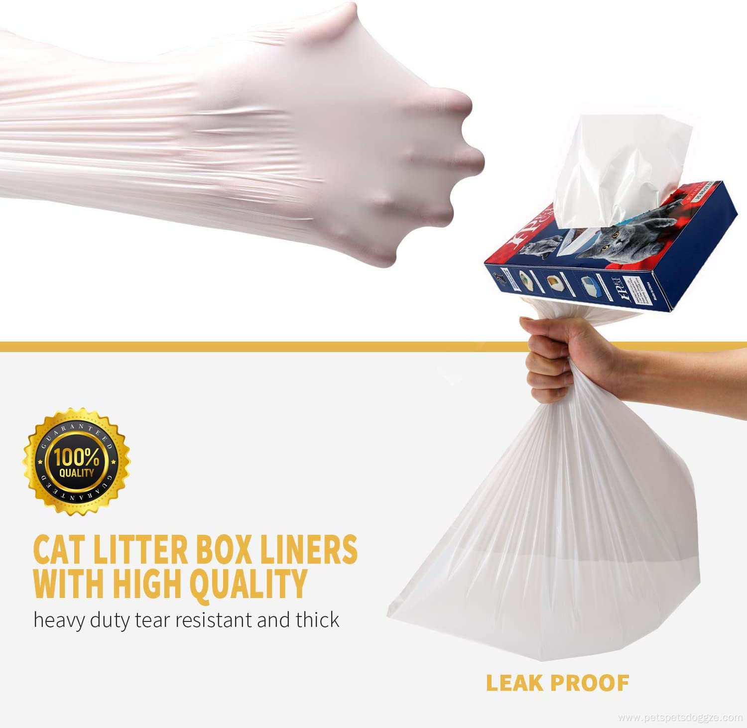 Cat Litter Box Liners Elastic Cat Pan Liners