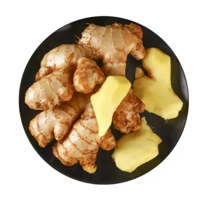 Primary Processed Semi Dried Air Dried Ginger