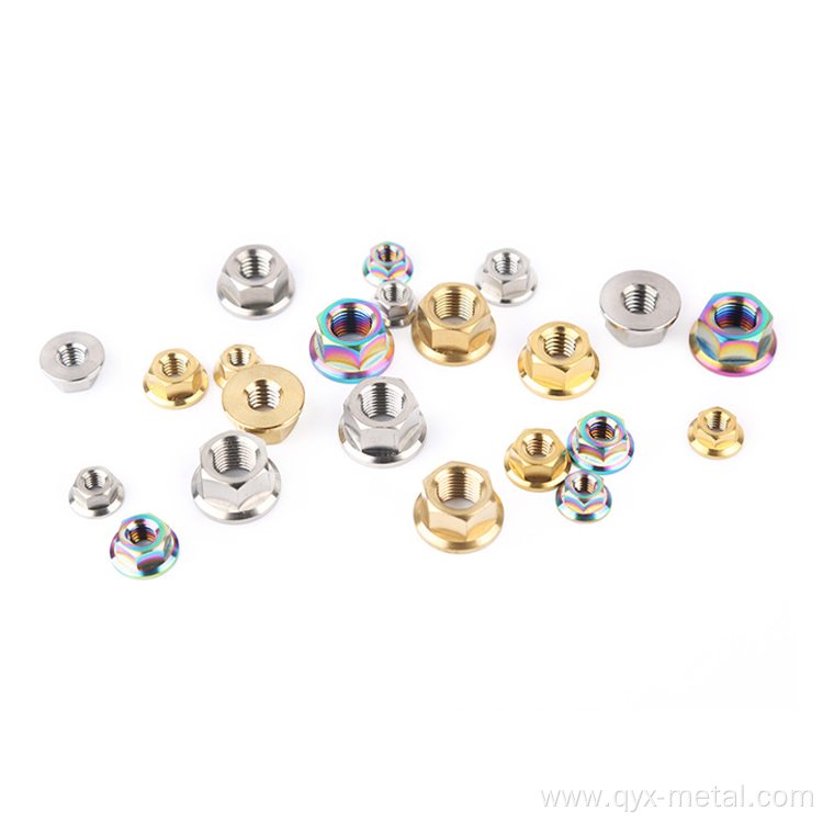 Titanium Alloy Nylon Insert Lock Nuts for Industry