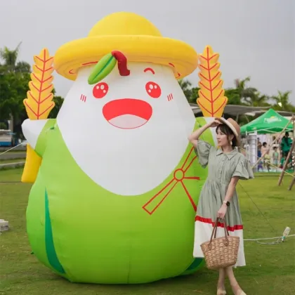 Factory Direct Sales: Chinese Traditional Festival Inflatable Cartoon Zongzi Rice Dumpling