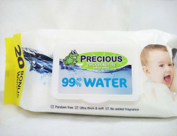 99% ige Babytücher mit Plastikdeckel reinigen
