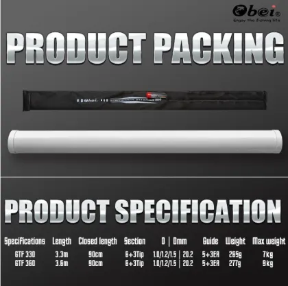 Carbon Carp Fishing Rod Feeder - Telescopic Rods 3.0m to 3.9m