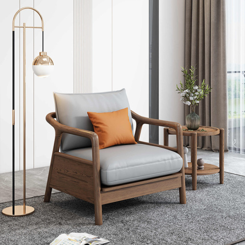 Sofa Ruang Tamu Ash Wood Amerika Utara