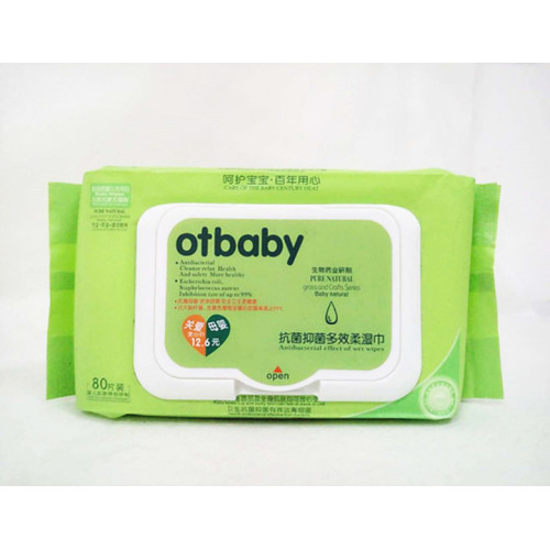 Toallitas húmedas para bebés familiares de alta calidad con tejido blanco