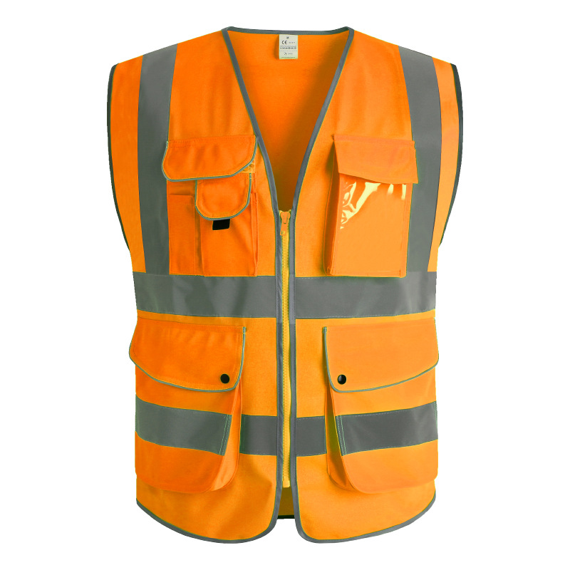 Utilitaire Pocket Mesh Security Yellow Safety Clothing Gest