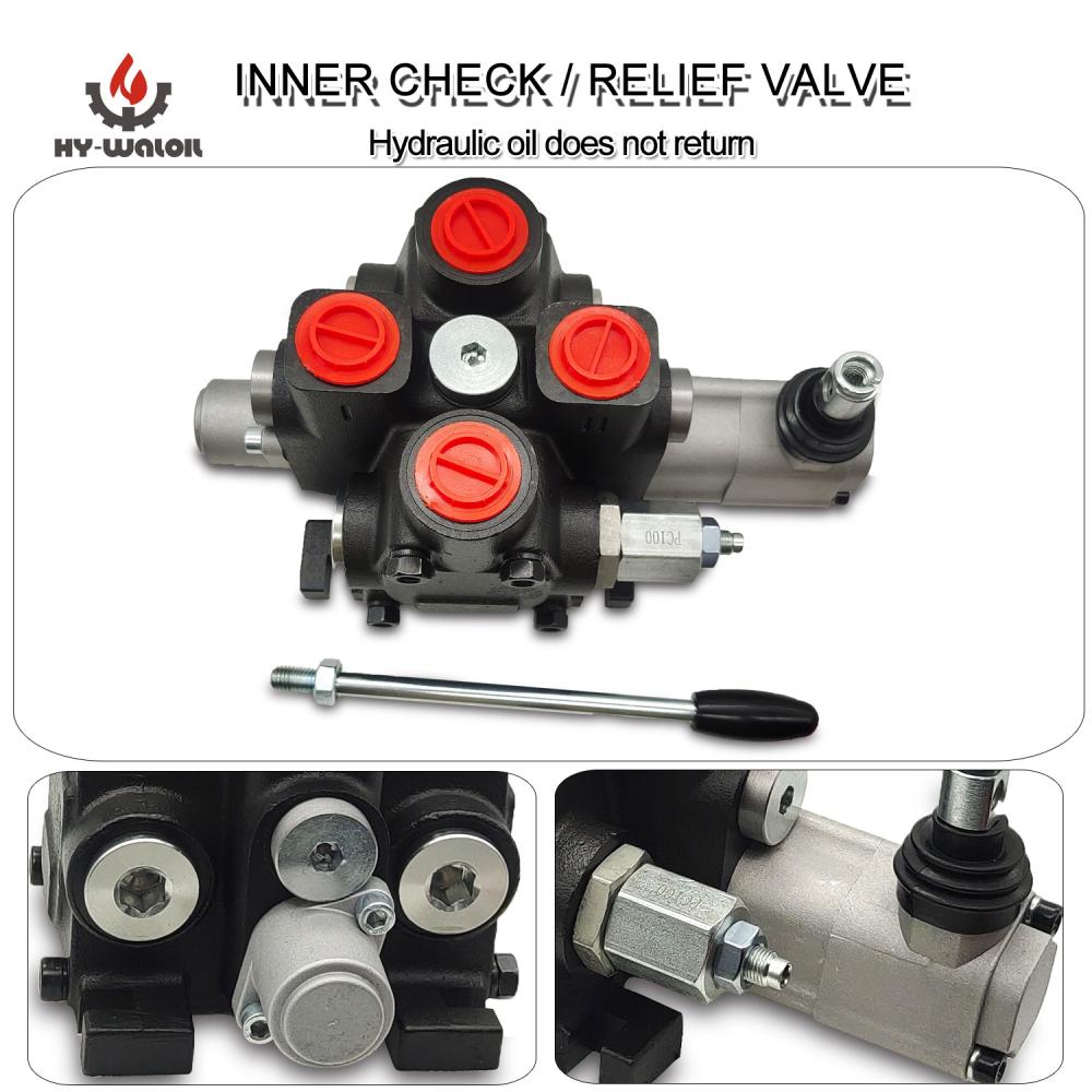 Spring Center Valve 100 Lpm 1 Bank Spring Center Valve Sectional Valve คุณภาพสูง 100 Lpm 1 ...