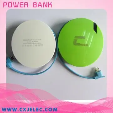 Fashion desgin external battery charger for smartphone  3000mah