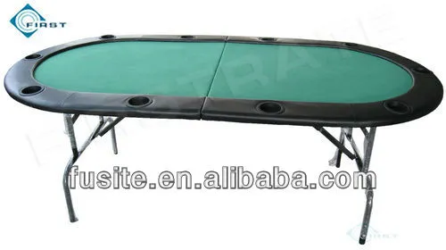 10 Person Foldable Texas Hold'em Poker Table