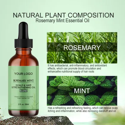 Rosemary Essential Oil Hair Regrowth Serum - High Quality Hair Care Oil