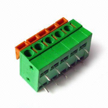 Straight Euro Terminal 02 to 24 Pins Block with Polyamide 66 Resin Housing