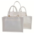 กำหนดเอง 100%Cotton Eco Totes ถุงผ้าฝ้ายบริสุทธิ์