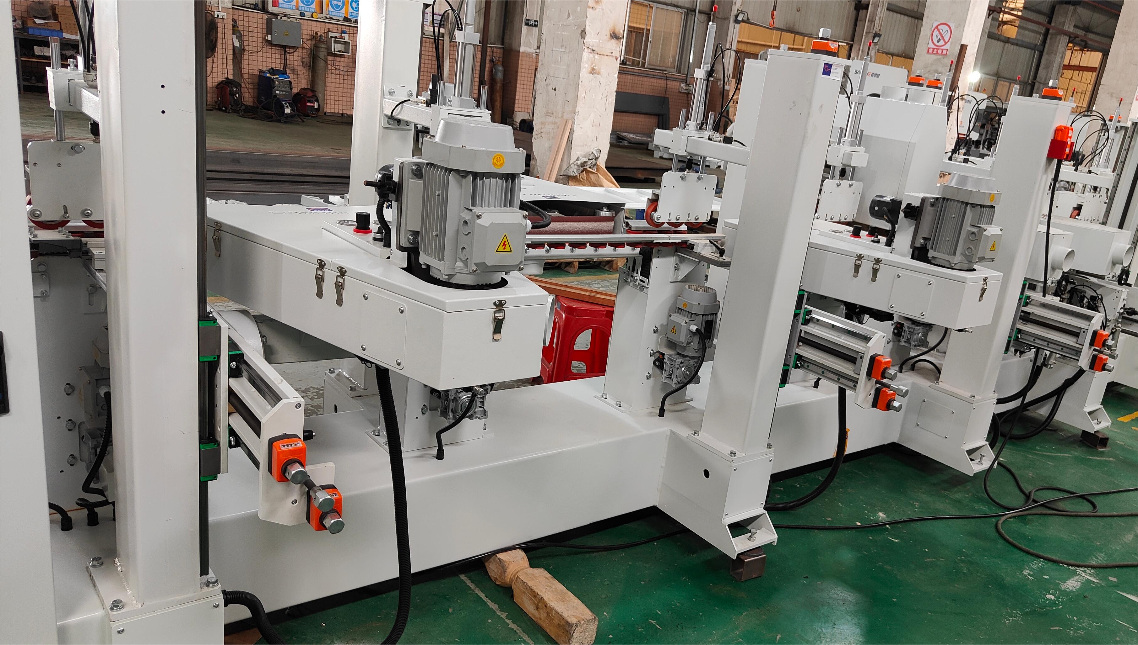 Wooden Door Frame Profile Linear Sander Machine