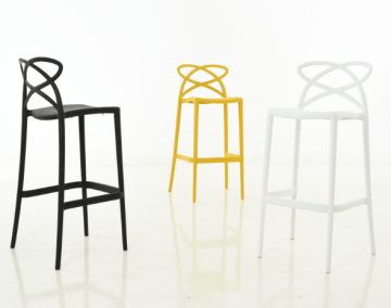wholesale stackable furniture plastic high barstool
