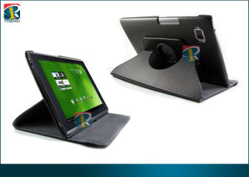 360 Degree Slim Style Luxury Rotary Stand Leather Case For Acer Iconia Tab A500