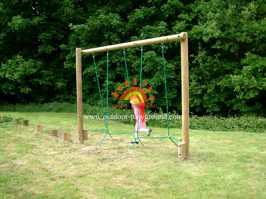 Rope Weaver Balance Playground Equipment For Children