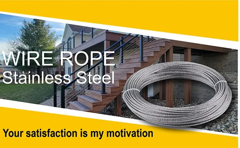 Stainless Steel Wire Rope 7x19 - 26mm