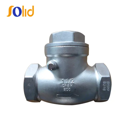 Stainless Steel Screwed Threaded Swing Check Valve