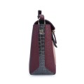 Latest Design Female Mix Color Leather Crossbody Bag