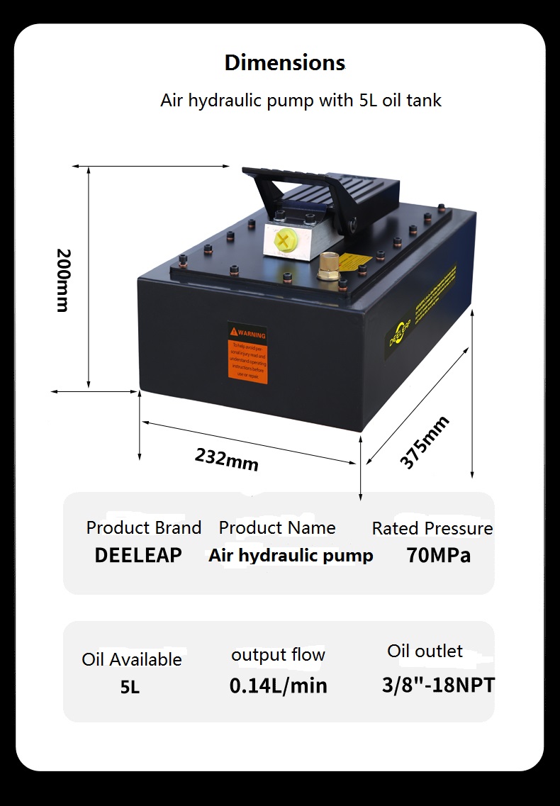 air hydraulic pump 15 -1