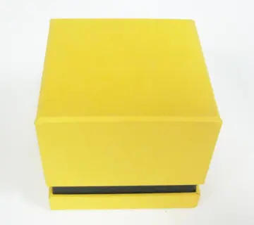 Yellow Color Rigid 2 Pieces Candle Box