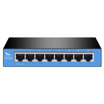 Factory 8 Port 10/100/1000M Ethernet POE Unmanaged Outdoor Media Network Switch