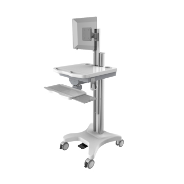 Regulowany wysokość Tele Medicine Workstation Cart