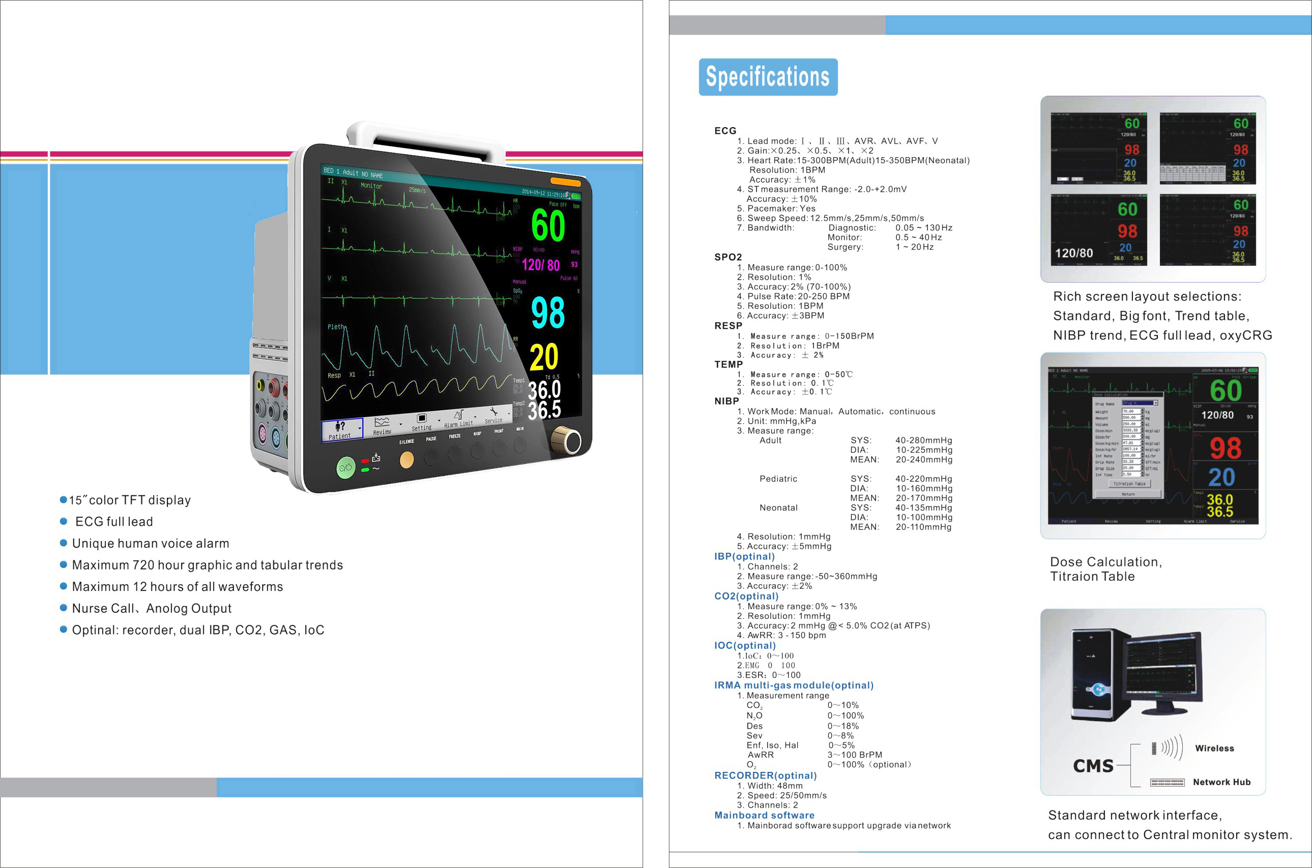 15inch Patient Monitor