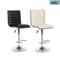 Height Adjustable Metal Bar Chair Newest Design PU Leather Footrest Bar Chair Factory