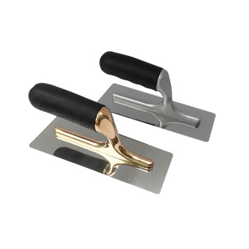 Stainless Steel Trowel with Plastic Handle for Finishing Plaster and Concrete